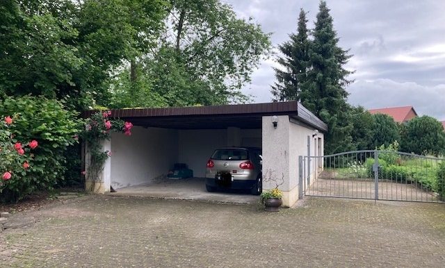 Carport mit Lagerraum