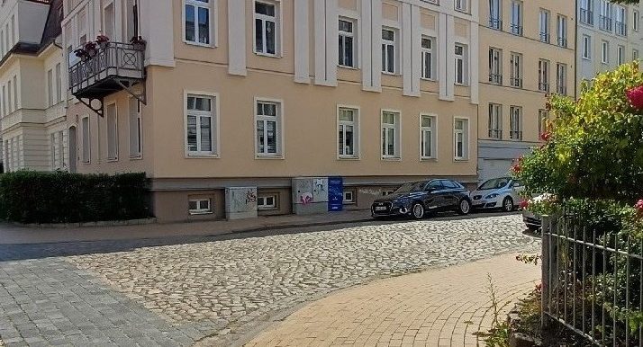 Wohn- und Schlafzimmer in Richtung Bäckerstraße